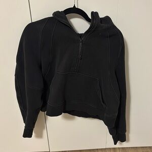Scuba Oversized Half Zip Hoodie